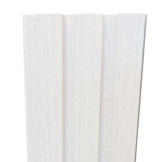 Charcoal White Thermo-Slat PVC Slat Panel