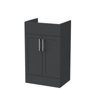 Soft Black 2 Door Fable Shaker Fitted Furniture Vanity Unit