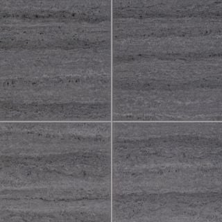 Gwent Dark Grey Tile Effect Bathroom Wall Cladding - 8mm - 500mm x 2700mm