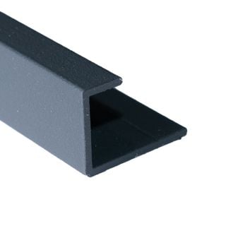 10.5mm End Profile - Anthracite - Metal