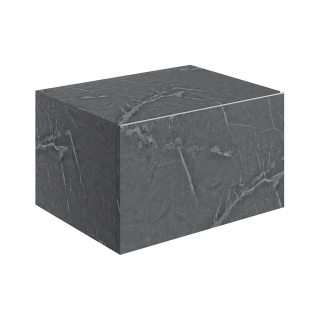 Grey Marble Natural Wall Hung Storage Drawer