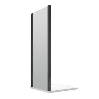 Black Omega Shower Side Panel (700mm - 900mm Available)