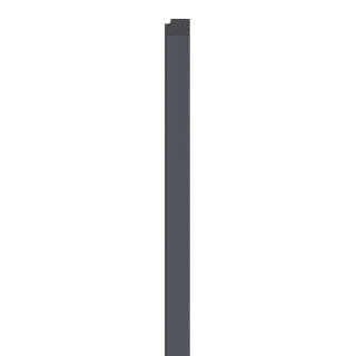 Anthracite Linerio L-Line Wood Slat Effect Right Hand Trim