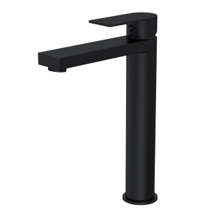 Matt Black Omega Canada Tall Basin Mixer Tap