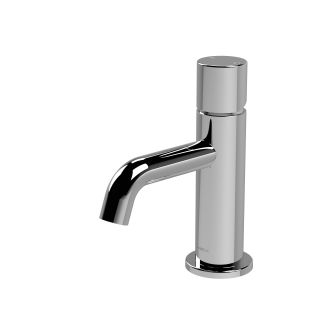 Chrome Steeple Minimal Mini Mono Basin Mixer With Waste