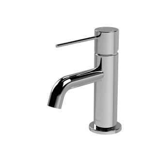 Chrome Riven Pin Lever Mini Mono Basin Mixer With Waste