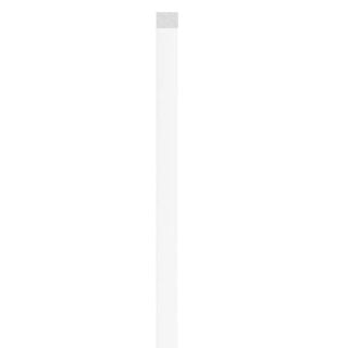 White Linerio L-Line Wood Slat Effect Universal Trim