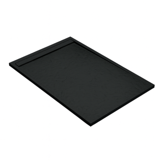 Black 30mm Slate Shower Tray & Hidden Waste