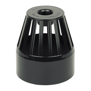 Black FloPlast Vent Terminal