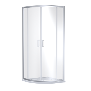 Chrome 900mm x 900mm Value Quadrant Shower Enclosure (800mm - 900mm Available)