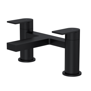 Matt Black Omega Canada Bath Filler Tap