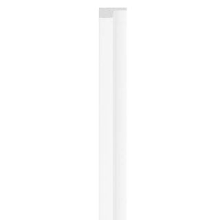 White Linerio L-Line Wood Slat Effect Left Hand Trim