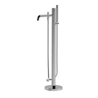 Chrome Steeple Minimal Freestanding Bath Tap