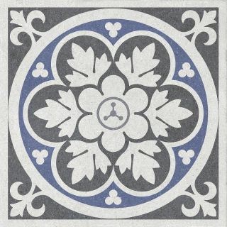Blue Abbey Victorian Tile