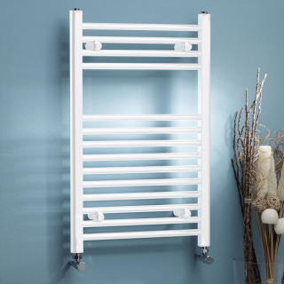 White Gloss K-Rail 22mm Towel Radiator