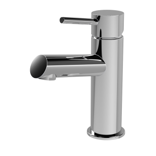 Chrome Omega Navala Mono Basin Mixer Tap inc Clicker Waste