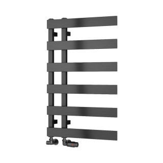 Brushed Gun Metal Florina Designer Towel Radiator