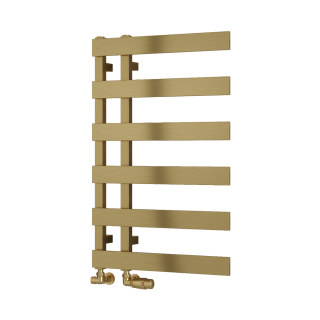 Brushed Brass Florina Designer Towel Radiator