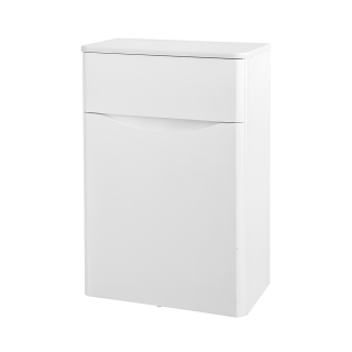 White Gloss Arc WC Toilet Unit