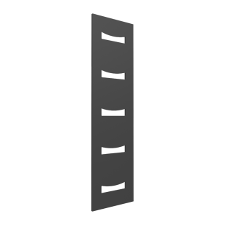 Anthracite Ancora Designer Vertical Flat Panel Towel Radiator