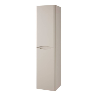 Cashmere Arc Wall Hung 2 Door Tall Storage Unit