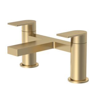 Brushed Brass Omega Canada Bath Filler Tap