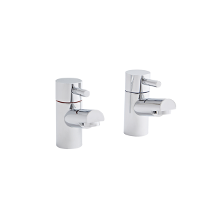 Plan Chrome Basin Pillar Taps