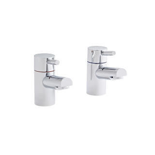 Plan Chrome Bath Pillar Taps