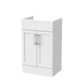 Matt White 2 Door Fable Shaker Fitted Furniture Vanity Unit