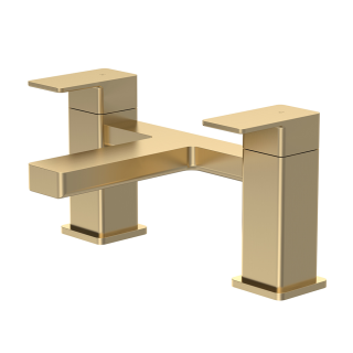Brushed Brass Omega Kalk Bath Filler Tap