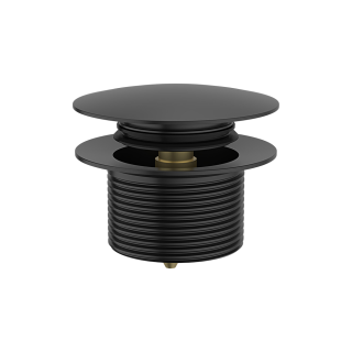 Black Freestanding Clicker Bath Waste