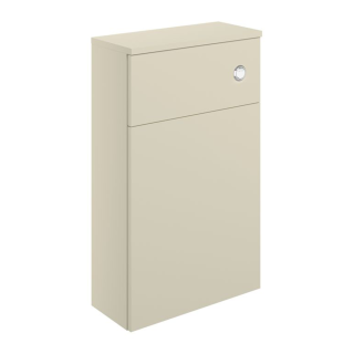 Matt Cotton & Oak Effect Contrast WC Unit