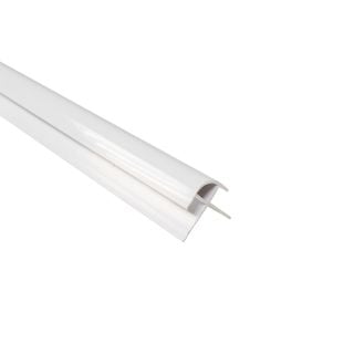 10mm External Corner - White - Plastic