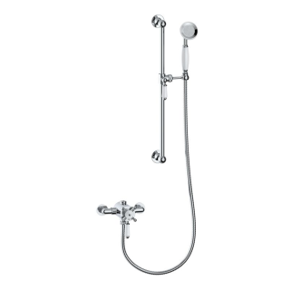 Chrome Berwick Concentric Single Outlet Traditonal Shower Valve & Riser Kit