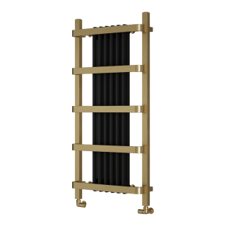 Regina Brushed Brass Designer Towel Radiator