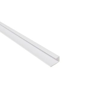 10.5mm End Profile - White - Plastic