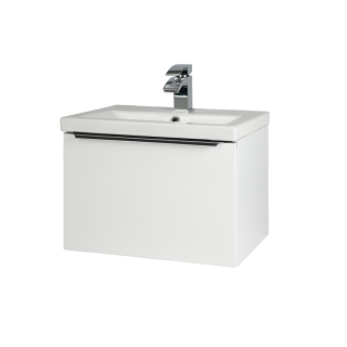 White Gloss Vanity Unit & Basin Kore Vanity Unit