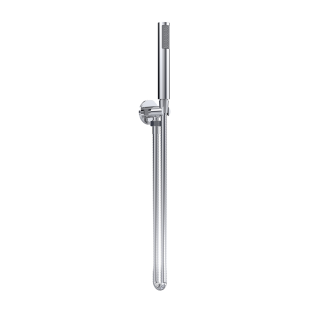 Chrome Round Pencil Shower Handset with Hose & Parking Bracket