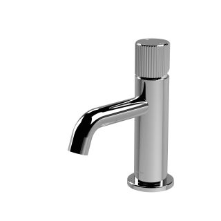 Chrome Esker Fluted Mini Mono Basin Mixer With Waste