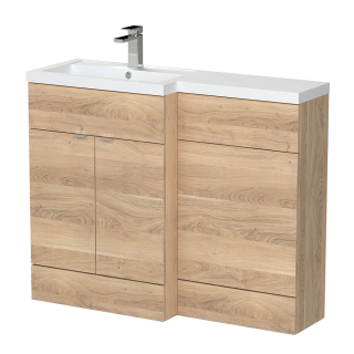 Bleached Oak Value Combination Vanity Unit (1000mm - 1200mm Available)