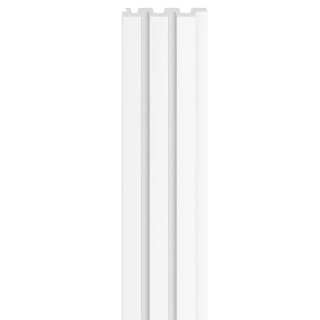White Linerio M-Line Wood Slat Effect Slat Panel