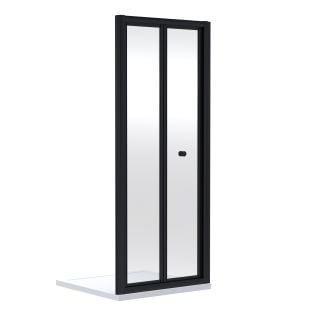 Matt Black Value Bi-Fold Shower Door (700mm - 900mm Available)