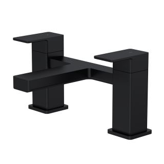 Matt Black Omega Kalk Bath Filler Tap