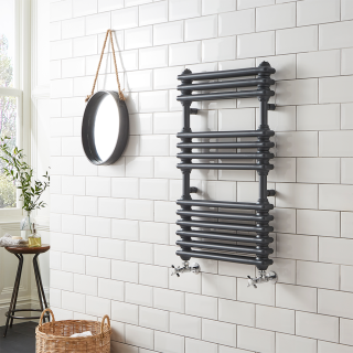 Anthracite Kolumn Towel Radiator