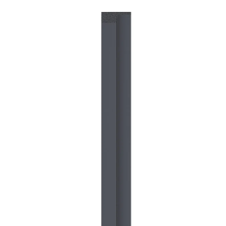 Anthracite Linerio L-Line Wood Slat Effect Left Hand Trim