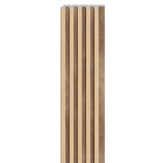 Light Brown Linerio S-Line Wood Slat Effect Slat Panel