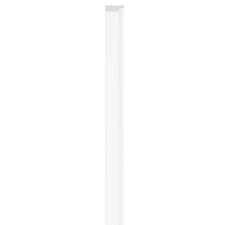 White Linerio M-Line Wood Slat Effect Left Hand Trim