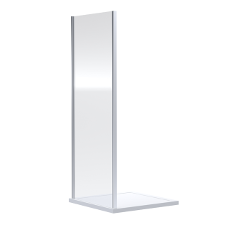 Chrome Value Shower Side Panel (700mm - 1000mm Available)