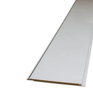 Silver Strip PVC Bathroom Wall Panel - 8mm - 250mm x 2600mm - Tradeline