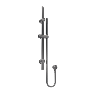 Brushed Pewter Round Shower Slide Rail Kit